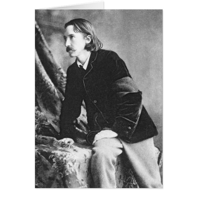 Cartão Robert Louis Stevenson (Frente)