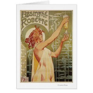 Cartão Robette Absinthe Advertisement Poster