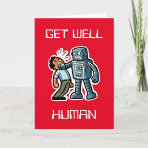 Cartão Robô Zangado