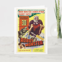 Robot Monster - Vintage Sci-Fi Horror Movie Poster