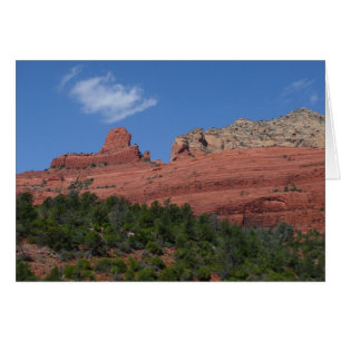 Cartão Rocha a vapor em fotografia de Arizona de Sedona
