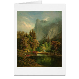 Cartão Rocha da sentinela, Yosemite, Califórnia (0797A)