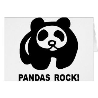 Cartão Rocha das pandas