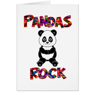 Cartão Rocha das pandas