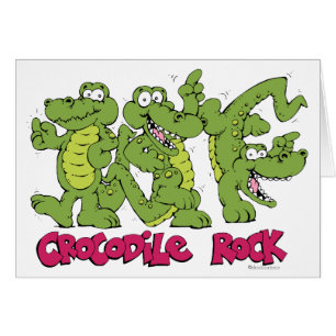 Cartão Rocha do crocodilo
