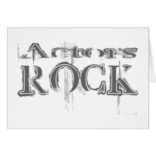 Cartão Rocha dos atores