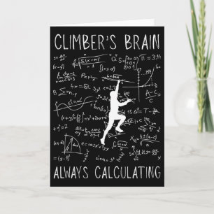 Cartão Rocha engraçada de escalada Bouldering 