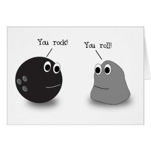 Cartão Rocha & rolo