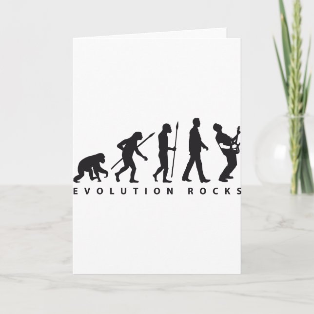 Cartão rocha violão evolutiva (Frente)