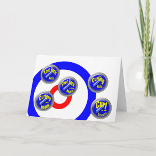 Cartão Rochas Curling