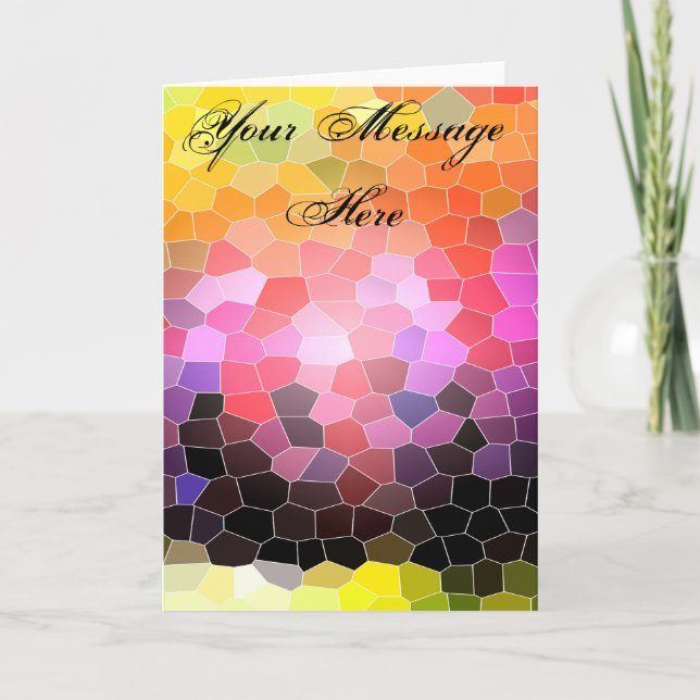 Cartão Rochas Sunset (Frente)