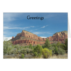 Cartão Rochas Vermelhas de Sedona