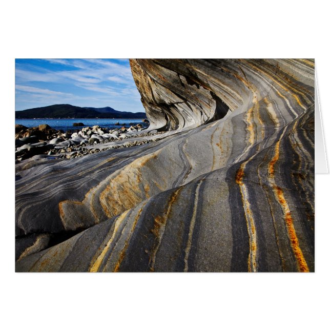 Cartão Rochedo à beira (Frente Horizontal)