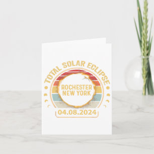 Cartão Rochester New York Ny Total Solar Eclipse Party 20