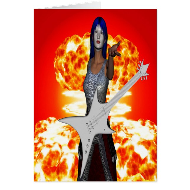 Cartão Rock and Roll (Frente)