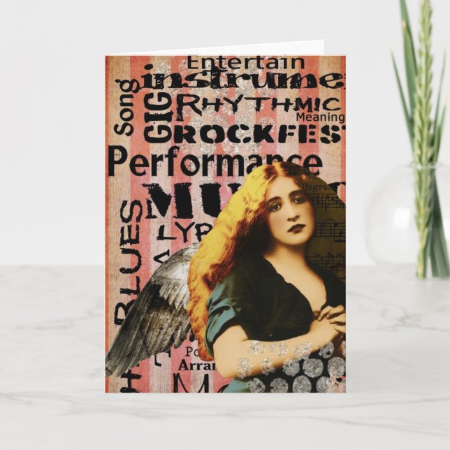 Cartão Rock Angel (Frente)