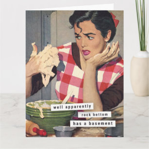 Cartão Rock Bottom