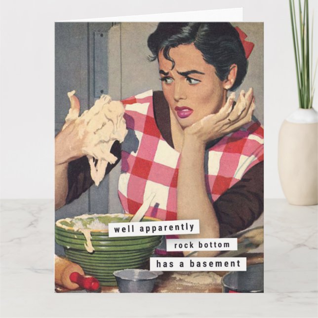 Cartão Rock Bottom (Frente)