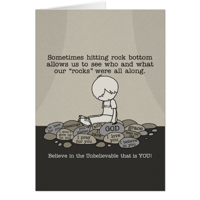 Cartão Rock Bottom (Frente)