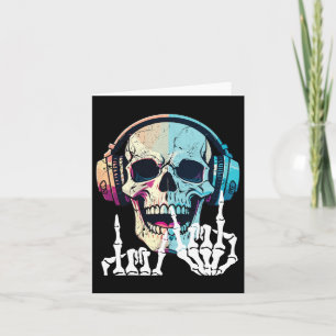 Cartão Rock Halloween Costume Legal Rock Music Rocker