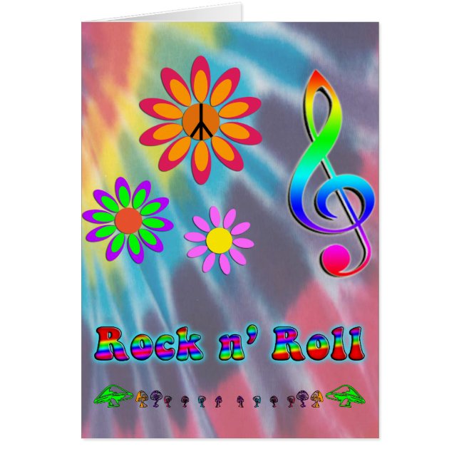 Cartão Rock n' Roll (Frente)