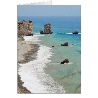 Cartão Rock Of Afrodite, Chipre