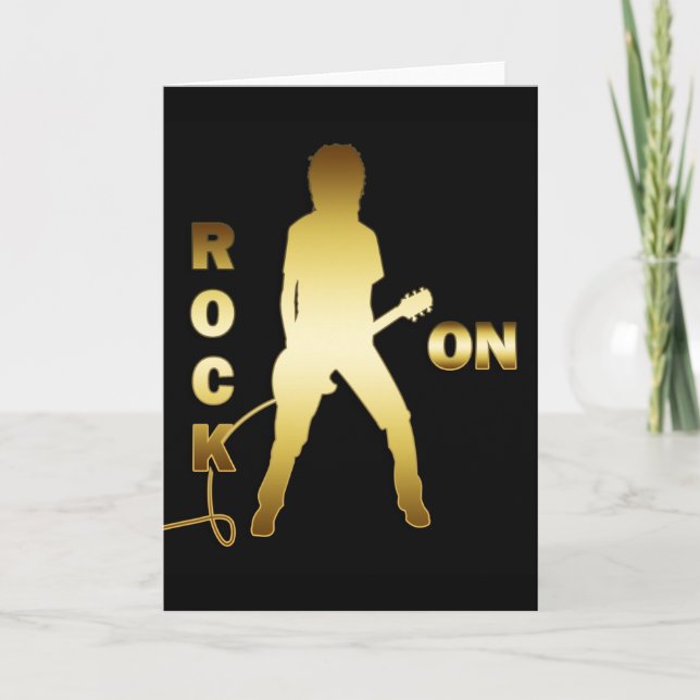 CARTÃO ROCK ON (Frente)