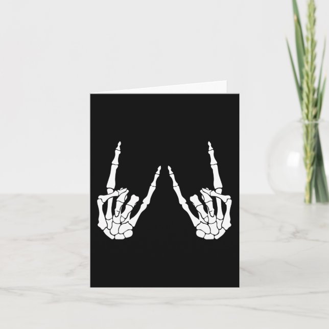 Cartão Rock On Banda Halloween Costume Rock And Roll Men  (Frente)