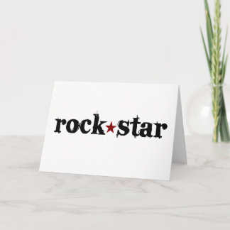 Cartão Rock Star