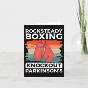 Cartão Rock Steady Boxing elimina a consciência de Parkin
