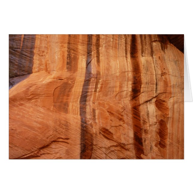 Cartão Rock Strike do Alcove II de Arco Duplo na Zion (Frente horizontal)