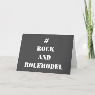 Cartão #RockandRolemodel - White Editable.