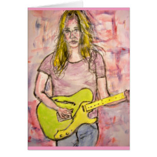 Cartão Rocker Girl