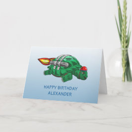 Cartão Rocket Turtle's Jetpack Ride