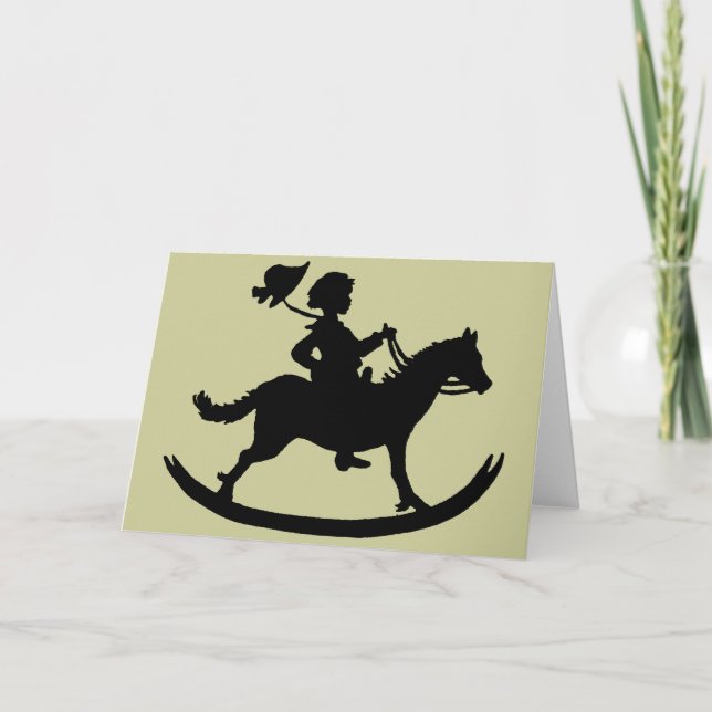 Cartão Rocking horse (Frente)