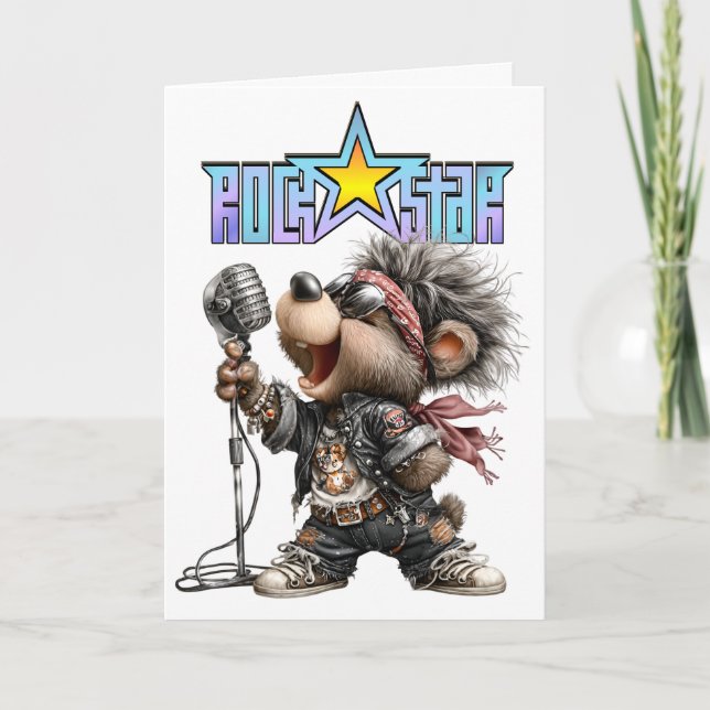 Cartão ROCKSTAR (Frente)
