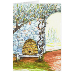 Cartão rockwall com skep