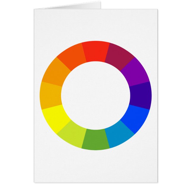 Cartão roda colorida (Frente)