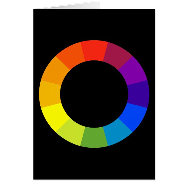 Cartão roda colorida (Frente)