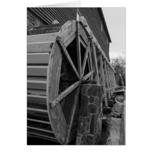 Cartão Roda d'água