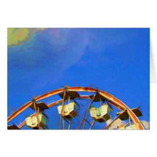 Cartão Roda de Ferris justa do estado, Indianapolis,