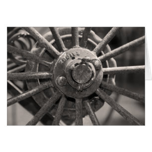 Cartão Roda do Vagão Movido