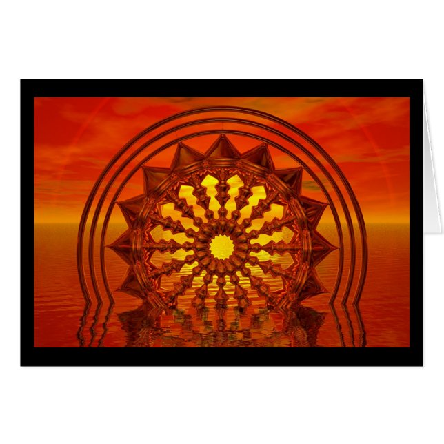 Cartão Roda solar (Frente Horizontal)