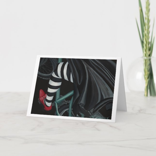 Cartão Rodas no ar! (Frente)