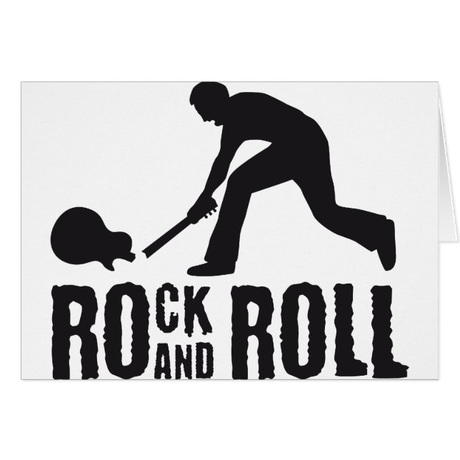 Cartão rodas rock and (Frente Horizontal)