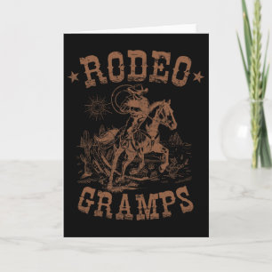 Cartão Rodeio Vovô Cowboy Ocidental Família Correspondênc