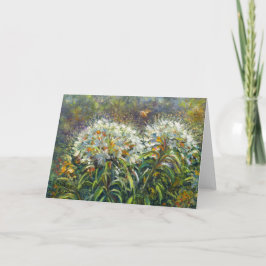 Cartão "Rododendros e abelha"