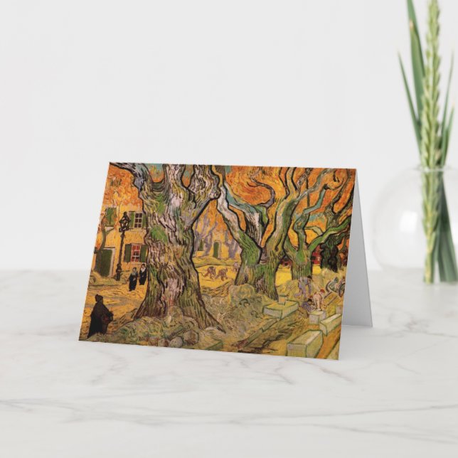 Cartão Rodoviárias Menders de Vincent van Gogh (Frente)