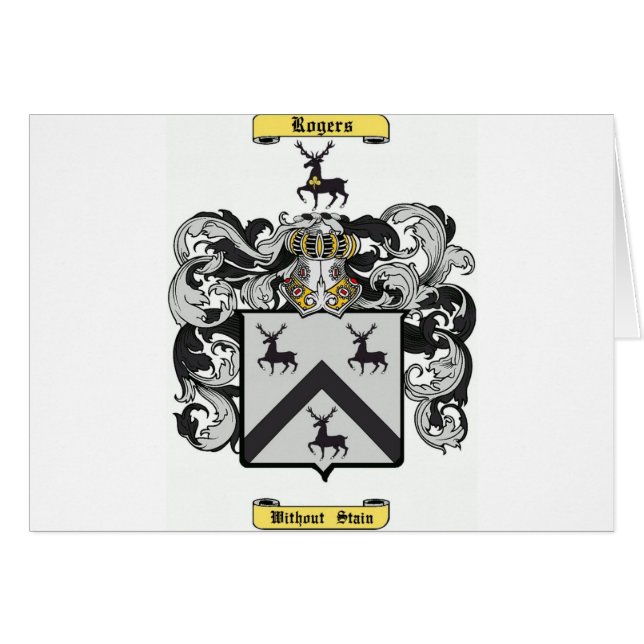 Cartão rogers (inglês) (Frente Horizontal)
