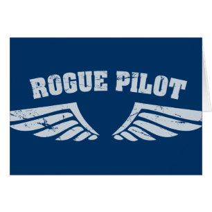 Cartão Rogue Pilot Wings